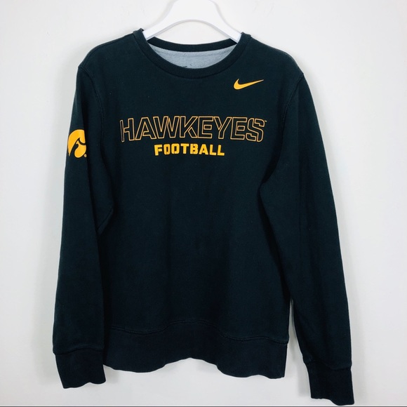 Nike Other - NIKE Hawkeyes Football Black Crew Neck Size Large